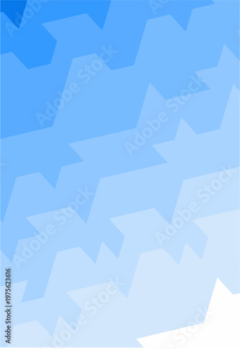 Colorful mosaic cover design. Blue cyan gradient mesh abstract background nice for wallpaper or banner