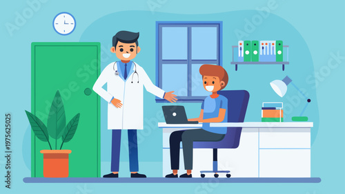 business people working in office