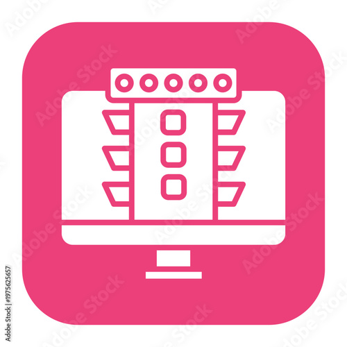 Digital Traffic Icon