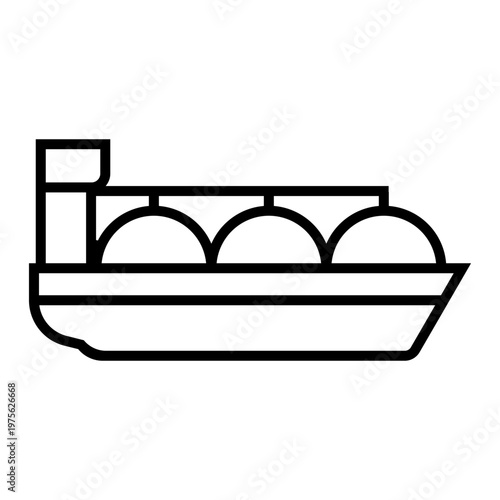 Natural gas icon vector. Propane Illustration sign. Gas supply symbol. Gas logo.