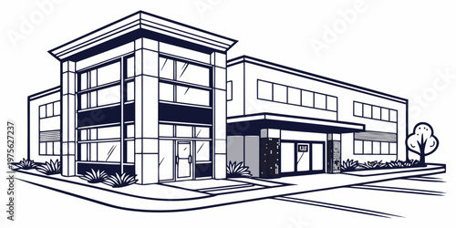 An old-fashioned general store with a green awning and traditional signage