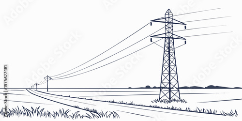 Old-fashioned water pump station with windmill structure in an arid landscape