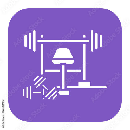 Weight Bench Icon