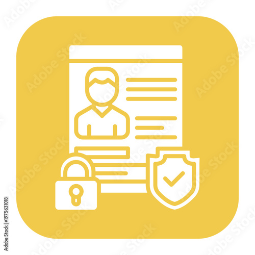 Sensitive Personal Data Icon