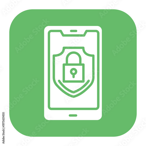 Mobile Security Icon