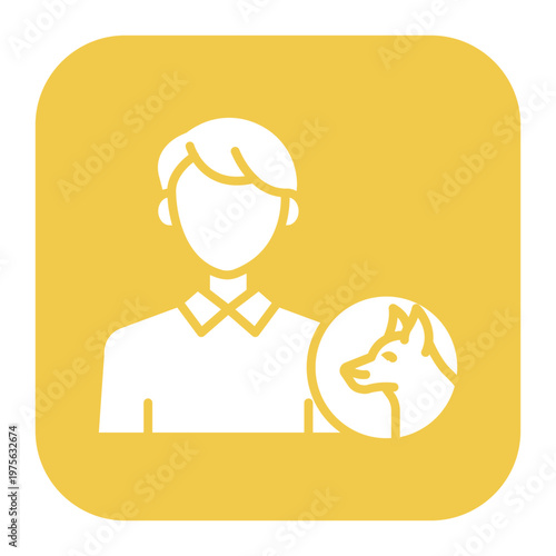 Animal Handler Male Icon