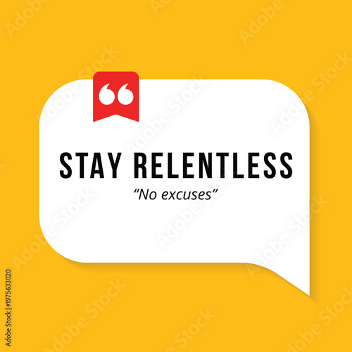 Motivational Quote regarding obesity, Vector illustration