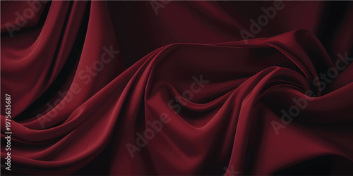 abstract background luxury cloth or liquid wave or wavy folds of grunge silk texture satin velvet material or luxurious Christmas background or elegant wallpaper design, background