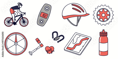 A colorful collection of essential office and school supplies