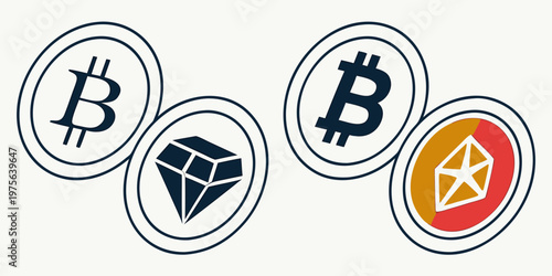 Colorful illustration of a basketball and a soccer ball split into halves