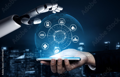 Fotografie Artificial intelligence supports gaming by enhancing gameplay, powering esports analytics, and optimizing online game streaming for players and communities