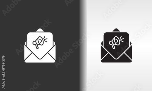 Email Ads  Vector, Icon Or Logo Sign Isolated Symbol Illustration