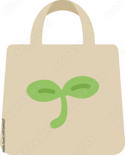 マイバッグのアイコンのイラスト