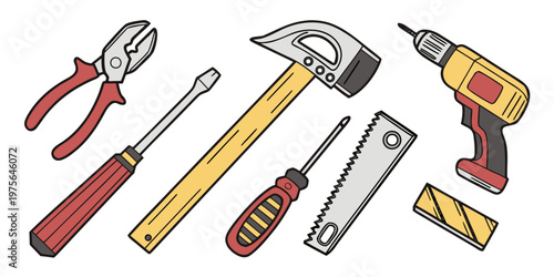 A colorful array of musical instruments including guitars and a saxophone