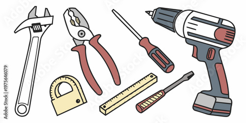 A collection of colorful stationery items including pencils, highlighters, and scissors