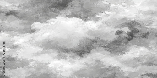 A tranquil, fluffy cloudscape, the scene captured in grayscale, the epitome of atmospheric serenity. 