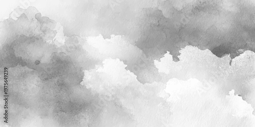 Aesthetic clouds pattern as a backdrop, creating a sense of calm and visual interest.