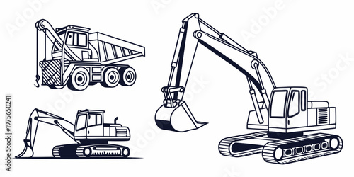 A vintage illustration of a man using a hammer and anvil at work