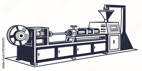 A vintage gramophone player with a trumpet horn on a wooden surface