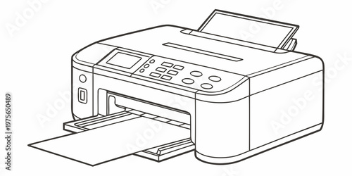 Stack of blank white paper sheets with one sheet partially lifted