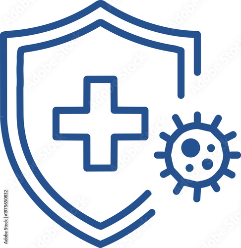 방역 위생관리 클린 서비스 아이콘 일러스트