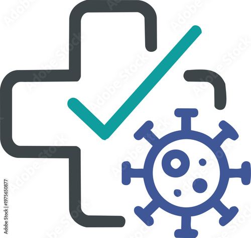 방역 소독 해충방제 서비스 아이콘 일러스트