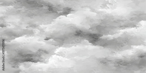 Dense cumulonimbus clouds, filling the frame in a monochrome skyscape, offering a sense of depth and airy volume, inviting contemplation and evoking a feeling of serenity.