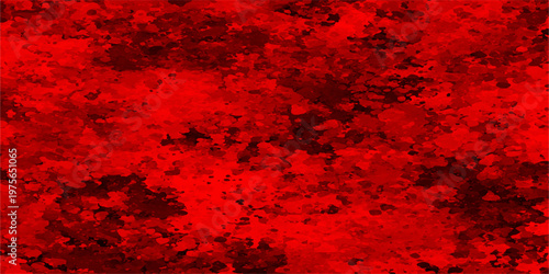 Abstract fiery background featuring a seamless pattern of vibrant red with dark blotches and a textured appearance evoking both intensity and artistic depth.