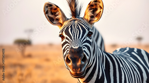 zebra wildlife portrait