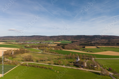 Wallpaper Mural Nunkirche mit Rochusfeld in Sargenroth, April 2026 Torontodigital.ca