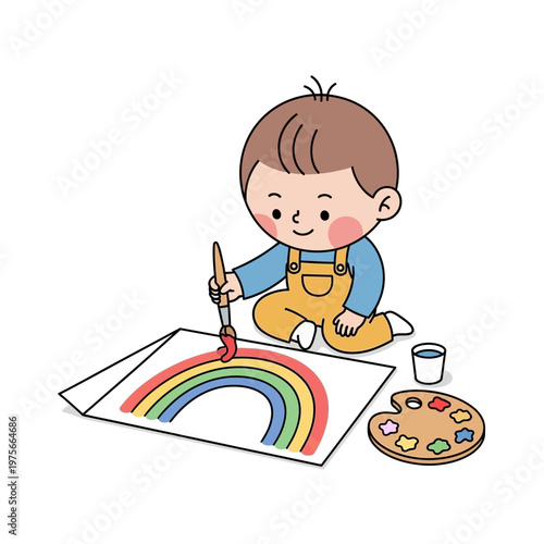 Kids play together in kindergarden. Children, play together having fun, fooling around in fine good mood, on playroom, playground. Preschool kids have fun. Children's activity in the kinder garden