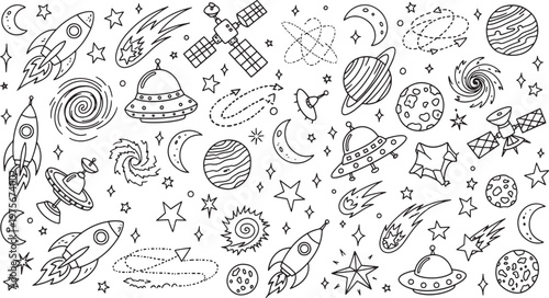 A minimalist dark blue square graphic design template featuring rounded corners with small white text labels EPS and Vector Sketch 5 displayed on the left side against a solid dark navy background.