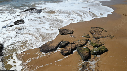 beach in the morning