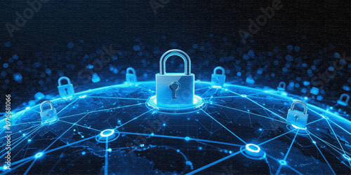 Digital Ecosystem with Connected Devices Illustration