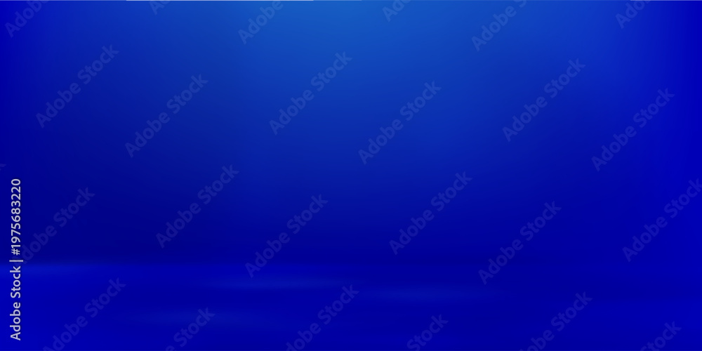 Obraz premium Blue navy studio room. Limbo dark background. Abstract 3d backdrop for product presentation. Minimal wall scene. Showcase, promotion display