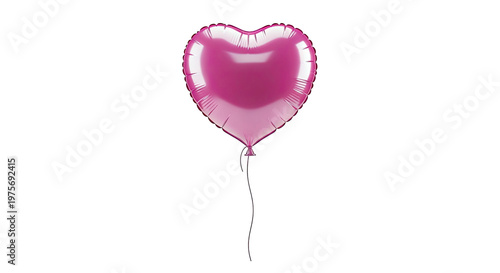 Pink Heart-Shaped Balloon