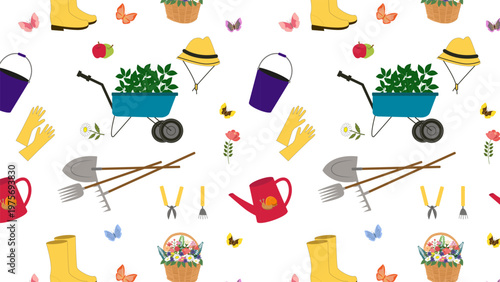 garden items pattern