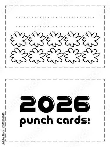 Punch card. Simple reward chart. Mini habit tracker for reading books, workout, gym, study, work, water balance, mood, sleeping, walking, makeup, self care, beauty treatments, weight loss and etc.