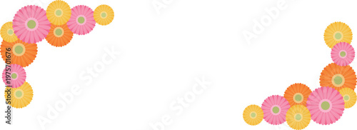 ガーベラのフレーム