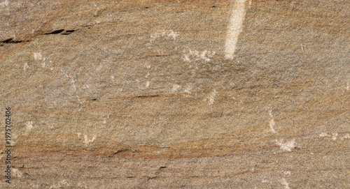 Konstfotografi Top view of solid natural sandstone surface with rough grainy texture and horizo