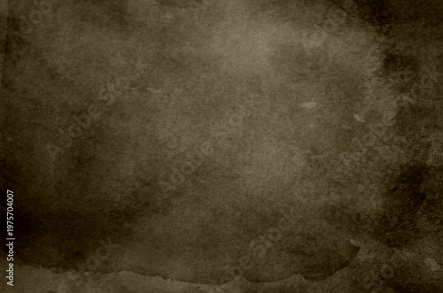 Abstract brown watercolor background texture