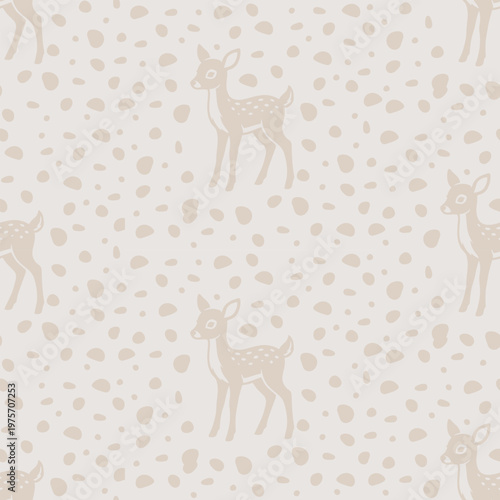 Deer Pattern – Baby Woodland Design