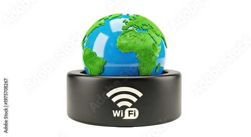 Global Wi-Fi Network Icon