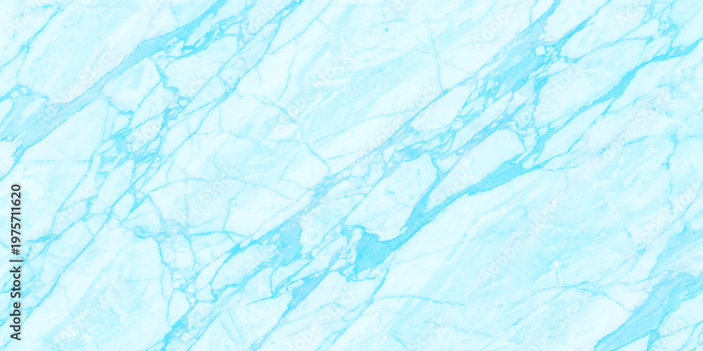 Obraz premium Light blue marble texture background with diagonal veining patterns