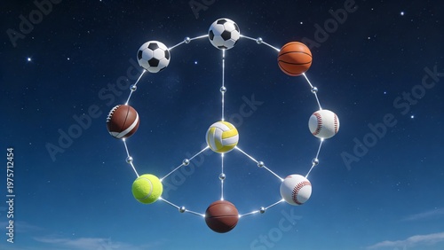 International Day of Sport for Development and Peace, 6 April celebration background with diverse athletes.