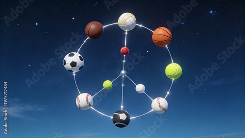 International Day of Sport for Development and Peace, 6 April celebration background with diverse athletes.