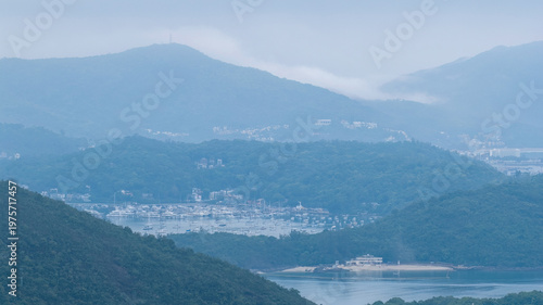 Canvas Print April 4 2026 Pak Sha Wan Quiet Coastal Bay hk