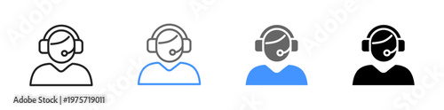 Technical Assistance Center and Customer Experience Icon Vector Illustration Editable