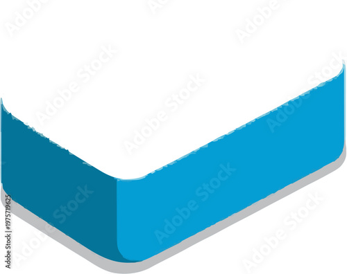 A minimalist ice pack for injury recovery is presented in a bright blue and white design with clean, flat colors on a pure white background