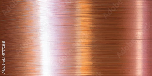 Rose gold brushed metal texture background